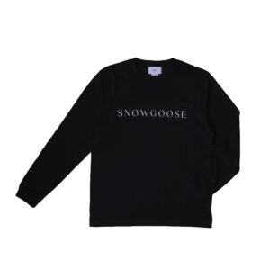 [SNOWGOOSE] Long Sleeve T-shirt | Black